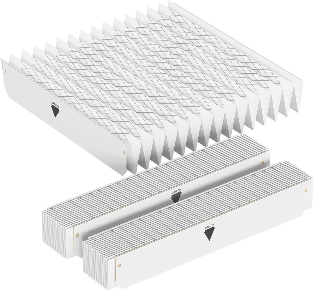 BAYFTAHEXM2 Perfect Fit 5 Filter Media Compatible with American Standard and Trane BAYFTAHEXM2 FLR06231, 20" x 5" Expandable Filters MERV 13, Part no. BAYFTAHEXM2 BAYFTAHEXM2A, 3 Packs