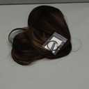 SEIKEA Versatile Drawstring Ponytail Extension, 26" Long Wavy Multi Layered Clip in Ponytail Hair Extensions Stand Up High Fake Pony Tail Soft Natural Synthetic Hairpiece Chocolate Brown/Blonde