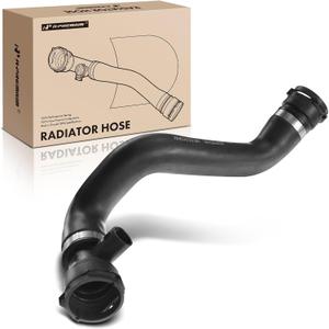 A-Premium Lower Radiator Coolant Hose - Compatible with BMW E46 Series 323i 325i 328i 330i 323Ci 325Ci 325xi 328Ci 330Ci 330xi 1999-2006 2.5L 2.8L 3.0L - Replace# 11531436408