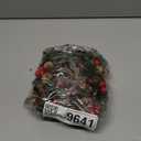 TIHOOD 25PCS Artificial Pine Picks, Pine Needles Branches with Red Berry Stems, Small Fake Berries Pinecones Branches for Crafts Christmas Tree DIY Garland Holiday Wreath