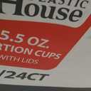Portion Cups with Lids - 5.5 oz, Plastic - Case of 576 - For Condiments, Dips & Portioning