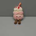 11 Inch Birthday Cake Plush Stuffed Animals Plush Pillow Toy Soft Cake Plushies Funny Soft Food Plush Toys Gifts for Kids Birthday (Pink)