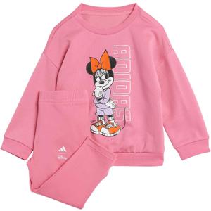 adidas Baby Disney Minnie Mouse Joggers Set (12 Months, Pink Fusion/White)