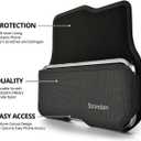 Stronden Magnetic Closure Holster for Samsung Galaxy S26 Ultra, S25 Ultra, S24 Ultra, S23 Ultra, S22 Ultra, S26 Plus, S25 Plus, S24 Plus, S23 Plus, S22 Plus - Nylon Belt Case Pouch (Fits Slim Case on)