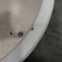 Kante 15.3-Inch Dia Round Concrete Planter, Large Plant Pot with Drainage Hole and Rubber Plug for Indoor Outdoor Use  Home, Garden, or Patio, Pure White