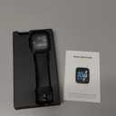 Fitness Tracker, Fitness Watch with Blood Oxygen, Heart Rate Monitor, Steps Calories Counter, Sleep Monitor, Pedometer IP68 Waterproof, Smart Watch for Android iPhones (Black)