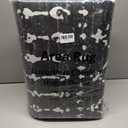 Lahome Moroccan Black Area Rugs 8x10 Living Room Non-Slip Backing Ultra-Thin Large Rug Throw Stain Resistant Dining Room Rugs for Under Table, Geometric Print Modren Soft Rug for Bedroom Office