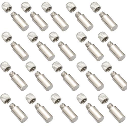 40Pcs 0.31 Inch 8 MM Shelf Support Peg 8mm Shelf Pins Kit Bracket Shelf Holder Replacement Peg for Cabinet Shelf Kitchen Furniture Book Shelves Holder Locking Pins (8mm)