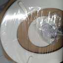 Bemis 500EC Durable Wood Toilet Seat with Easy Clean Hinges, Made in USA, Round, Biscuit