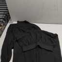 Caracilia 2 Piece Skirt Set for Women Sweater Dress Long Sleeve Oversized Tops Matching Maxi Skirts 2025 Fall Outfits Clothes Black Medium