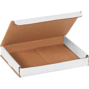 Box USA BM861 8"L x 6"W x 1"H, White (Pack of 50)