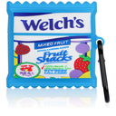 Oqplog for AirPod Pro 2019/Pro 2 Gen 2022 Case Food Design Cover for AirPods Pro Silicone Cases Air Pods Pro Cute Funny Cartoon 3D Kawaii Fun Soft Cool Unique for Girls Boys Teen Girly (Fruit Candy