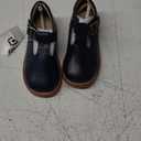 GINFIVE Toddler Girls Dress Shoes Little Kids Flats School Mary Janes Shoes (Gf287-navy Blue), Size 10 Little Kid