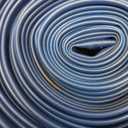 PVC Drain HOSE 2"*100ft, Pool Backwash Hose, Heavy Duty Reinforced Blue PVC Lay Flat Water, For Swimming Drain Pools and Clean Filters, with 2 Clamp