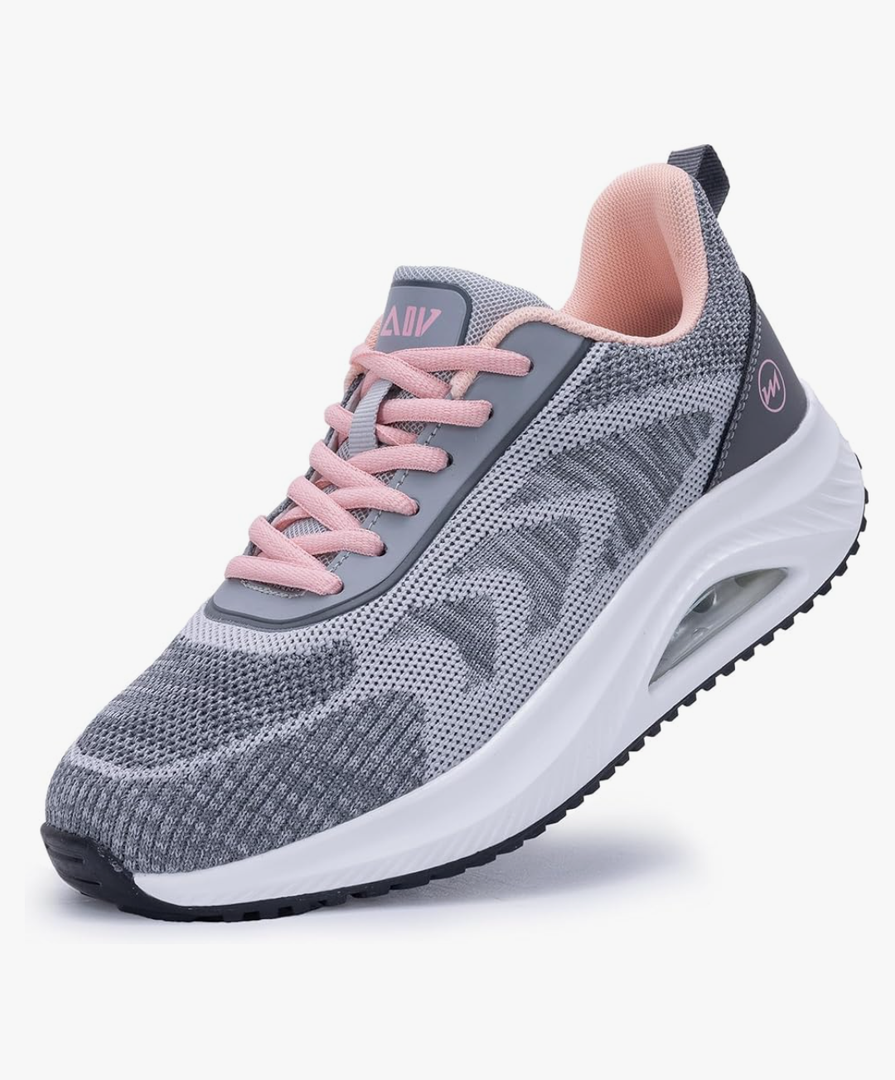 RomenSi Womens Arch Support Walking Shoes Orthotic Fashion Sneakers Tennis Shoes for Plantar Fasciitis Pain Relief US Size 7