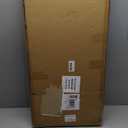 B FSOBEIIALEO Folding Storage Ottoman Bench with Faux Leather Footrest Seat, Coffee Table 30"x15"x15"