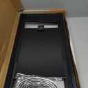 Hakuna Pets Black Glass Patio Pet Door for Sliding Doors, Medium | Adjustable Height up to 83.5, Damage-Free or Permanent Install, Locking Panel Included