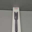 LA MAESII Automatic Rotating Curling Iron, Hair Curler with 3 Temps Fast Heating, 2-Way Rotating 1 Inch Curling Wand, Ceramic Coating, Ionic, Anti-Scald, Anti-Tangle, Dual Voltage Auto Shut-Off (Gray)