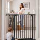 Sekey 36.2" Extra Tall Baby Gate for Stairs, 30-46" No Drilling Dog Gate