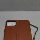 OCASE for iPhone 17 Pro Max Detachable Wallet Case with Card Holder, 2 in 1 PU Leather Flip Folio with RFID Blocking Stand Wrist Strap Shockproof Phone Cover 6.9 Inch 2025, Brown