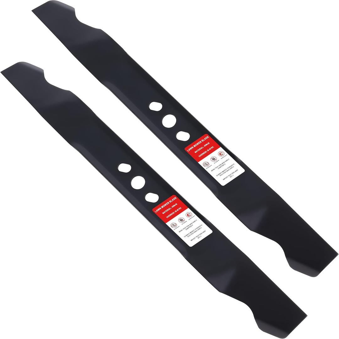 Wadoy 84005313 Blades 22" 2 Pack, Compatible with Oregonn Hyper Tough Snapperr MNA152701 2105200320A Mower Blade