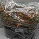 2 Set Artificial Boxwood Fall Topiary Ball Tree for Porch (Autumn Orange)