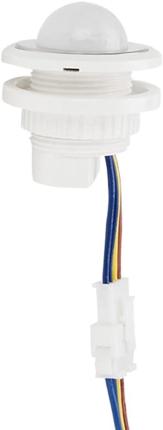 QDenglamp.Motion Sensor Light Switch PIR Sensor Smart Detection Time Delay Adjustable Infrared Induction Detector for Strip LED Ceiling Lamp (5V-24V)
