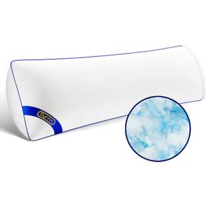 Syrinx Memory Foam Body Pillow Insert for Adults, 20x54 Inch Full Body Pillow for Side Sleepers, Firm & Supportive Long Pillow for Bed, Soft Hypoallergenic Filling, White