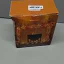 Thanksgiving Decorations for Home Large Maple Leaves 9Ft Plug in Thanksgiving Garland with Lights 50 Orange Bulbs UL Certified Connectable Fall Garland Lights for Indoor Outdoor Harvest Decorations (1 Pack)