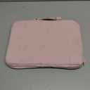 BAGSMART 15.6 Inch Laptop Case, Lightweight Puffy Laptop Sleeve with Handle, Compatible with MacBook Air Pro 15 16 Inch M4 M3 M2 M1, Laptop Bag for Women Fitted with Dell,HP, Pink