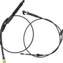 NewYall Set of 2 Auto Automatic Trans Transmission Shift Shifter Cable for GMC Sierra Chevrolet Silverado 1500 2500 3500 1999-2006
