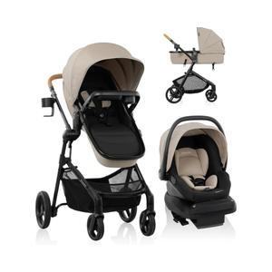Evenflo Pivot NXT Travel System with LiteMax NXT Preemie and Infant Car Seat