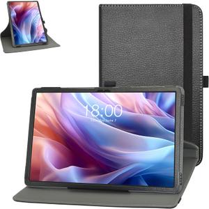 MAMA MOUTH for TECLAST T65 Max Rotating Case,360 Degree Rotary Stand with Cute Pattern Cover for TECLAST T65 Max 13 Inch Tablet,Black