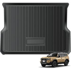 Cargo Liner Compatible with 2024 2025 Toyota Land Cruiser Prado 250 J250 LC250, TPE All Weather Waterproof Protective Pad Cargo Mat