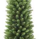 658 Tips Artificial Pencil Christmas Tree, 6ft Pure Xmas Pine Trees with Metal Stand Perfect for Christmas/Parties/Holiday Indoor Outdoor Decoration