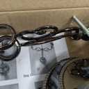 Eywamage Black Bleeding Flameless Taper Candles with Remote, Halloween LED Candlesticks Battery Operated Set of 6