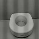 Carex Toilet Seat Riser, 5.5 Inch, Toilet Seat Risers for Seniors, Raised Toilet Seat, Supports 300lbs, Slip-Resistant, Toilet Riser, Elevated Toilet Seats