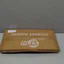 STORAGE MANIAC Expandable Shoe Rack, 4 Pairs Stackable Small Shoe Rack, Metal Adjustable Shoes Organizer for Closet, Entryway, Hallway, Garage, Front Door, Shoes Shelves, White 1 Tier