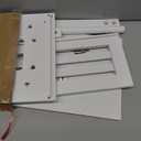 Baby Shower Crate Closet, Baby Baskets with Hangers Handle, Baby Crate Box for Baby Shower, Welcome Gift Basket for Newborn Baby, Pregnancy Gift for New Parents (White, Small Size)