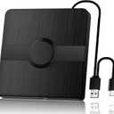 External Blu Ray Drive, BD Player with Read/Write Capability Portable Blu-ray Player with USB 3.0 and Type-C CD/DVD Burner 3D Blu-ray Drive Compatible with Win10 and Mac OS,Drive Blu Ray Player for PC