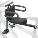 Kids Bike Seat Front Mounted and Handlebar Child Bike Seat Detachable Front Mounted Toddler Bicycle Seats Bicycle Seats with Foot Pedals for Children 2~5 Years Compatible with All Adult MTB