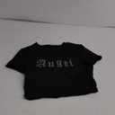 SOLY HUX Women's Graphic Tees Y2k Crop Top Short Sleeve T Shirt Tee Summer Tops (Medium)
