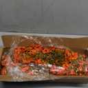 6 Pcs Artificial Hanging Mums Flowers Outdoor, Orange UV Resistant Fake Hanging Fall Plants for Outdoor Planter Patio Front Door Window Autumn Decoration (6, Orange)