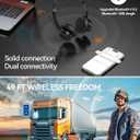 TECKNET Wireless Headset with USB Dongle, Bluetooth Headset with Noise Cancelling Mic - Rechargeable Bluetooth V5.2, 50H Playtime & Mic Mute, On Ear Headphones for Trucker/Remote Work/Call Center