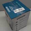 Cosori Electric Kettle, No Plastic Contact With Water, Wide Mouth For Easy Cleaning, Auto Shut Off, 1.7L Tea Kettle & Hot Water Boiler, Water Heater & Teapot, Borosilicate Glass, Black, 1500W (1.8 Quarts)