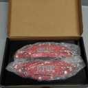 2pcs Aluminum Brake Caliper or Cover for Car Wheel Hub 6in-17in Medium - Brake Caliper Guard and or Cover for Car (Red)