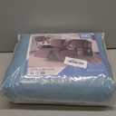 TAOCOCO 100% Waterproof Loveseat Recliner Cover with Console, Non-Slip Washable Reclining Couch Cover for 2 Seats, Furniture Protector for Dogs, Sky Blue