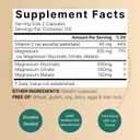 NatureBell Magnesium Complex for Women & Men 1,000mg Per Serving 240 Capsules Triple Magnesium Complex with Glycinate, Citrate & Malate Chelated & Purified NonGMO, Filler Free