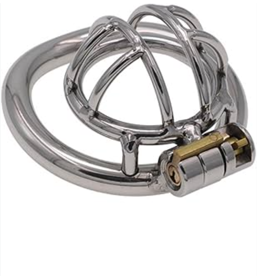 Stainless Steel Male Chastity Device