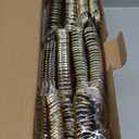 N9R 300PCS Gold Plastic Silverware, Heavy Duty Gold Plastic Cutlery Set Disposable Flatware Dinnerware, 100 Forks, 100 Spoons, 100 Knives, Perfect for Party, Wedding and Daily Use